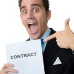 Word Sell Happy Salesman Contract 150x150